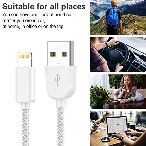 image for TNSO MFi Certified iPhone Charger Lightning Cable 5Pack 3FT 3FT 6FT 6F