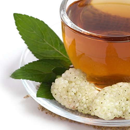 White Mulberry Tea - Loose Leaf - Blood Sugar Balance Herbal Tea - Pure Morus Alba - Caffeine-Free - 8 Ounce