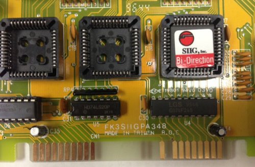 SIIG 8 Bit ISA Card EXPANDABLE TO 3 Parallel PORTS