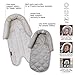 Eddie Bauer Baby 2-in-1 Head Support for Car Seats, Strollers, Swings, Grey and White