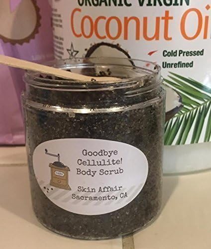 Coffee Sugar Scrub ~ 8oz ~ Skin Tightening ~ Cellulite Reducing