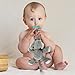 Baby Pacifier, Ztacking Pacifier Holder Infant Binky Nipple Teether Soothier Animal Elephant Toy Paci for Boys Girls - Non Toxic Removable Soothing