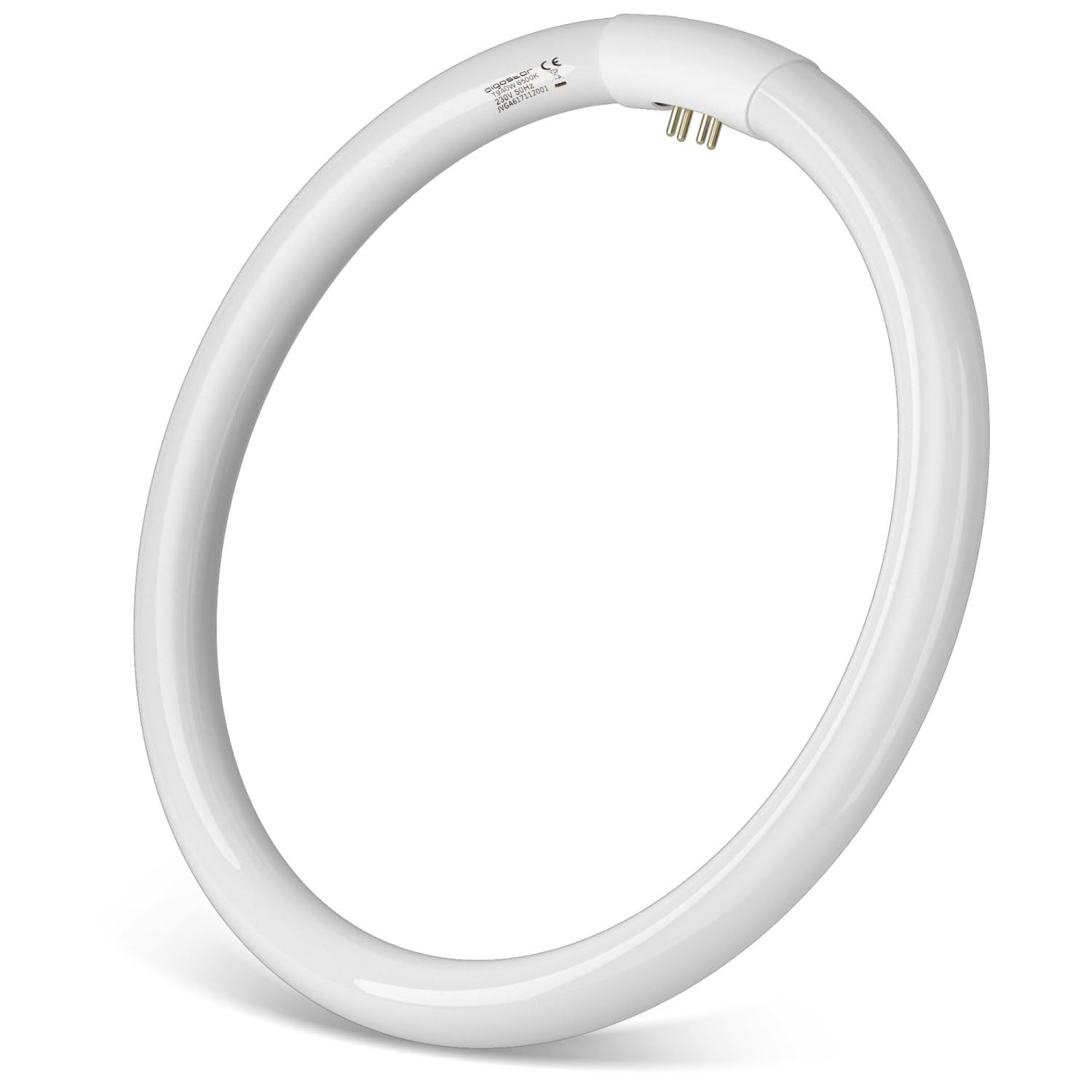 Aigostar 40W T9 Circular Fluorescent Light Tubes, Energy Saving Fluorescent Tube Lights 6500K Cool White G10q 2800LM