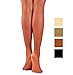 Bartolini-5A22 Professional Seamless Footed Dance Fishnet Tight Stockings (Med/Tall, Caramel)