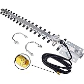 Yagi WiFi Antenna 2.4GHz 25dBi RP-SMA Connector High Gain Yagi Directional Antenna Booster with 1.5M Cable Long Range for Net