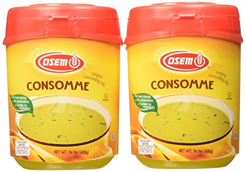 Osem Consomme Soup & Seasoning Mix, Chicken Style, 14.1 Ounce (Pack of 4)