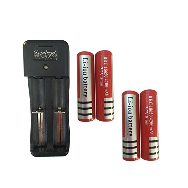 Battery-and-Charger18650-Li-ion-37V-Applicable-for-High-power-LED-by-Deruicent