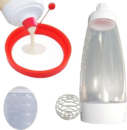 Distributeur De Pate A Crepes Flacons De Mesure Avec Melangeur A