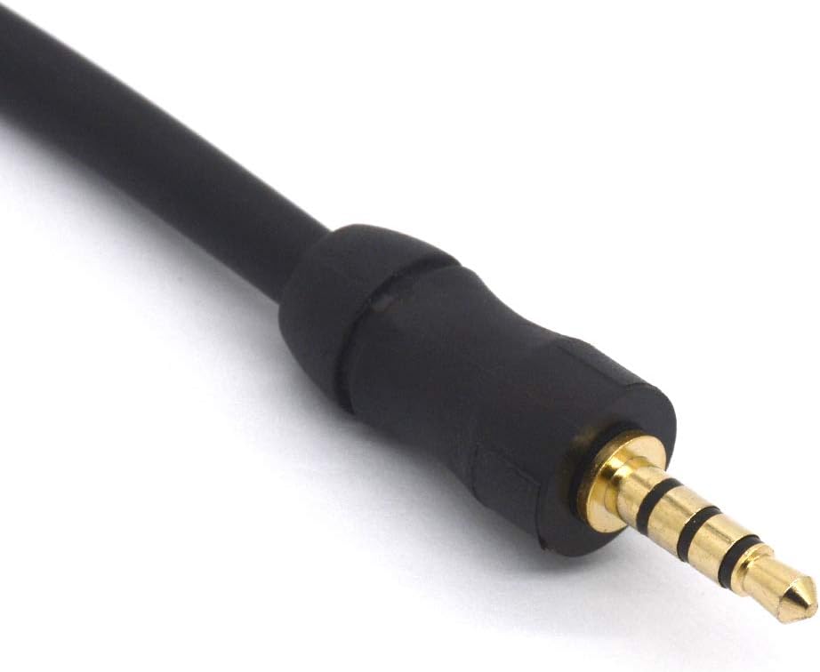 Tomost 3.5mm Headphone Mic Splitter, 3.5 TRRS Audio Microphone Y Cable Adapter for MP3 players, Laptop, Smartphone, Gaming Headset - Image 4