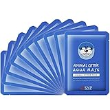 NPS SNP SNPP02- Otter Aqua Character Printed Mask ,10 Count