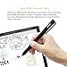 Surface Pen, Ciscle Digital Stylus Pen: High-Precision 1.0mm, with 4096 Levels of Pressure Sensitivity, Right Click and Erase Buttons for Surface Pro(2017), Surface Pro 4, Surface Laptop/Book_(Black)