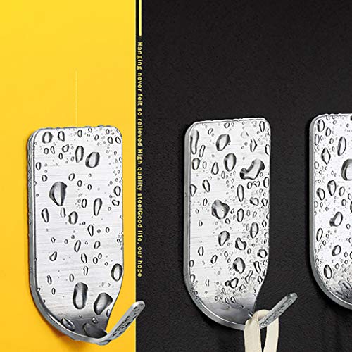 LtrottedJ Sticky Wall Hangers Self Adhesive Hooks Metal Utility Hanging Hooks Storage
