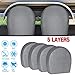 RVMasking Tire Covers for RV Wheel Set of 4 Extra Thick 5-ply Motorhome Wheel Covers, Waterproof UV Coating Tire Protectors for Trailer Truck Camper Auto, Fits 26.75" - 28.9" Tire Diameters primary