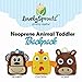 LovelySprouts Toddler Animal Backpack | Little Kids Backpack | Baby Boys Girls Preschool Kindergarten | Monkey