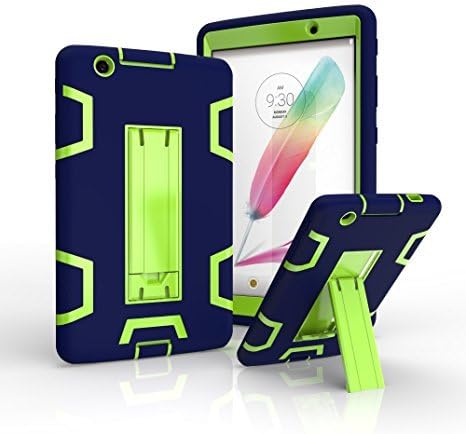LG G PAD X 8.0 Case,[Kickstand]Slim Heavy Duty Shockproof Rugged Armor Hard PC+Silicone Hybrid High Impact Resistant Defender Full Body Protection Cover for LG G Pad X 8.0/G Pad III 8.0 V525 8-Inch