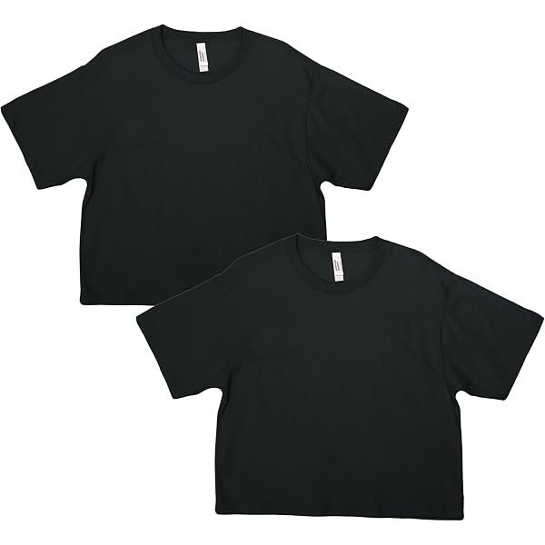 Crop Top American Apparel Nero Taglia Med:基本, Morbido E Perfetto - Foto 5