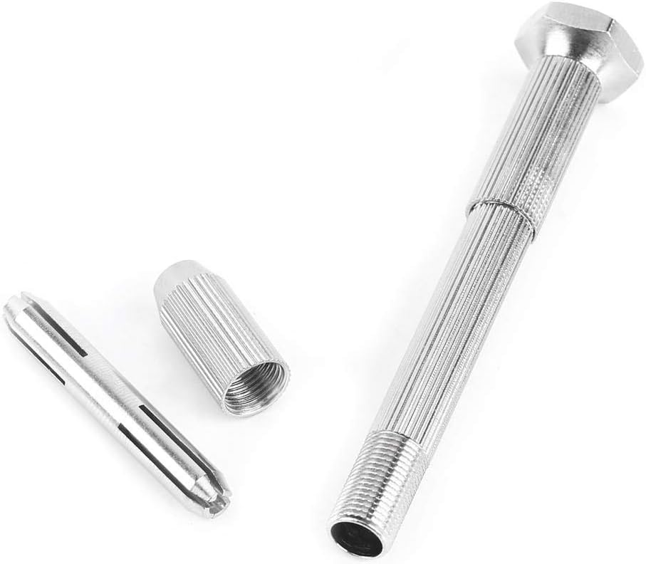 Precision Hand Drill Pin Vise Mini Screwdriver Adjustable for PCB Watch Repair with 10pc HSS Spiral Drill Bits 0.5-2mm - Image 3