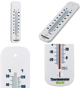 Thermometer World Accurate Indoor Outdoor Room Thermometer Blue view 6