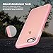iPhone 8 Case, iPhone 7 Case, ULAK Clear Slim Fit Shock Absorption Flexible TPU Bumper + Scratch Resistant Protective Cases Cover for Apple iPhone 8 / 7 4.7 Inch, Pink
