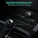 AUKEY Car Charger with 24W/4.8A Dual-Port & Aluminum Alloy Finish for iPhone Xs/XS Max/XR/X/8, iPad Pro/Air 2/Mini, Samsung Galaxy Note9 and More