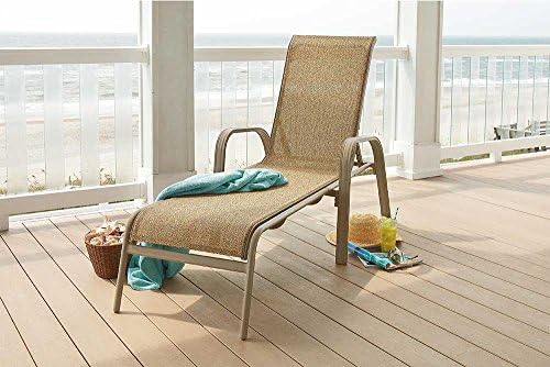 Garden Oasis Long Beach Sling Chaise Lounge