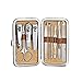 Newcomdigi Manicure Pedicure Kit 10 set Stainless Steel With Grooming Case