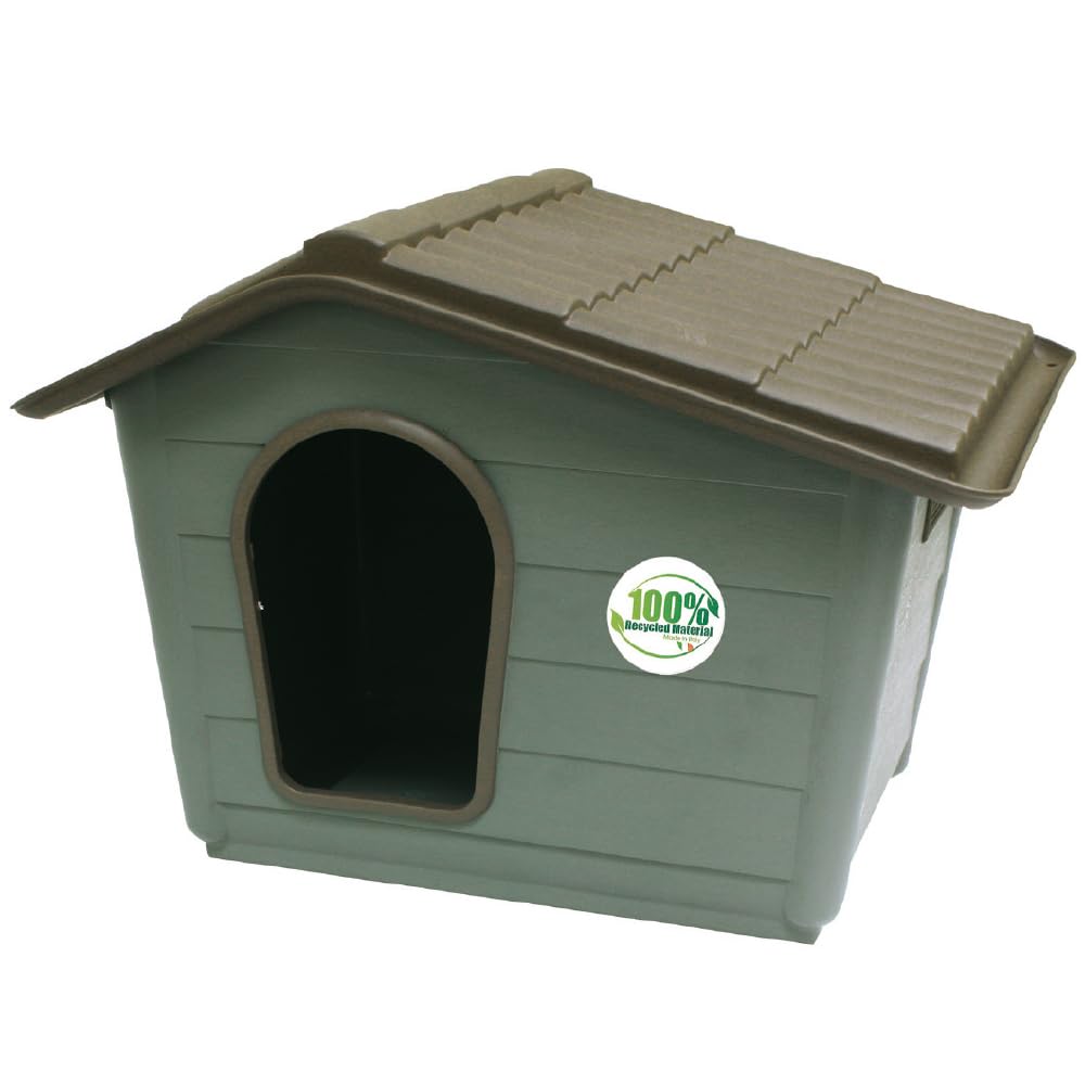 Croci Villa - Recycled Dog Kennel with Removable Roof - 79x56x60 cm