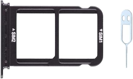 Amazon Com Dr Chans Dual Sim Card Tray Holder Slot Replacement With Steel Tray Eject Pin For Huawei P Pro Clt L04 Clt L09 Clt L09c Clt L29 Clt L29c Clt Al00 Clt Al01 P Plus 6 1 Black