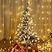 Lyhope Star String Lights, Low Voltage Twinkle Star Fairy Christmas Lights 100 LED 42.8ft Waterproof 29V UL Certified Adapter for Indoor & Outdoor, Party, Wedding and Holiday Decorations (Warm White)