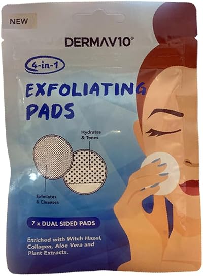 Healthpoint Derma V10 Exfoliating Microfibre Pads 7pk Witch Hazel Aloe Vera