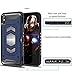 iPhone XS Max Case with Card Holder, Magnetic car Back Full Body Armor Apple 6.5 Inches iPhone: - Black