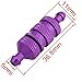 Aluminum Nitro Fuel Filter for 1/10 Traxxas Redcat Exceed RC Nitro Power Car Monster Trucks Off Road Buggy (2-Pack) (Purple)