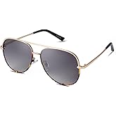 SORVINO Oversized Aviator Sunglasses for Women Men Trendy Retro Bulk Shade Black Faded Sun Glasses Classic UV Protection