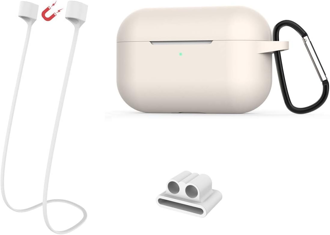 Amazon Jsw Airpods Pro ケース シリコン 落下防止 紛失防止 4点セット Airpods Pro スキンシール カバー エアポッド Pro ケースカバー Airpods Pro 落下防止 ストラップ マグネット Airpods Proストレージスタンド シリコン ソフトスリムカバー キーチェーン付き