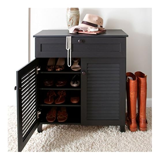Baxton Studio Calvin Shoe Storage Cabinet - Image 3