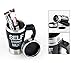 Smileto 350ml Portable Lazy Auto Self Stirring Mug Mixing Tea Coffee Cup Perfect For Office Home Gift (Black)