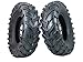 MASSFX 25x8-12 Front Tire Set (2) for All-Terrain (ATV), Utility-Task (UTV), and Side-by-Side (SxS) Vehicles - 6-Ply with 1/2