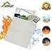 Fireproof Bag,Large Size Fire Resistant Document Bag for Cash, Passports, Document, Jewelry, Photos, Valuables - No Itchy Fiberglass Withstand Over 1000F(15''x11'')