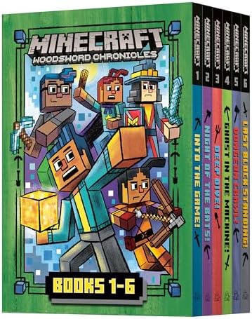 Amazon.com: Minecraft Stonesword Saga Chapter Book Boxed Set