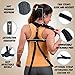 Posture Corrector for Women Men - + Extension Strap - Comfortable Adjustable Back Support Brace - Neck Shoulder Back Pain Relief - Naturally Improving Spine Alignment - Clavicle Brace by SOLID POSTURE