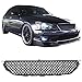Grille Compatible With 2001-2005 Lexus IS300, Badgeless ABS Black Front Upper Hood Mesh Grille Grill by IKON MOTORSPORTS, 2002 2003 2004