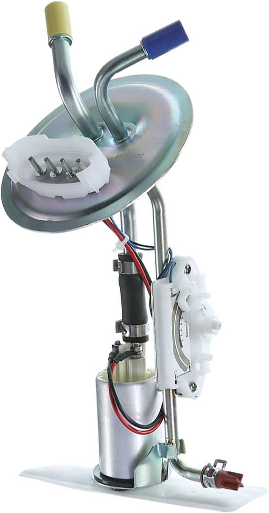 A-PremiumElectric Fuel Pump Assembly with Sending Unit Compatible with Ford F150, F-250, F-350, 1987 1988 1989, 4.9L 5.0L 5.8L 7.5L, with Rear Steel Tank, Replace# E7TZ9H307D