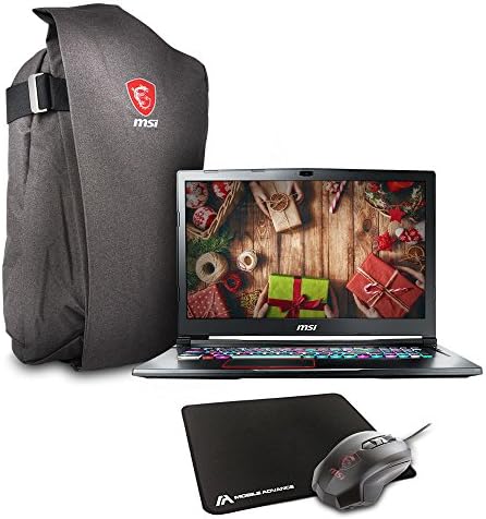MSI GE73 Raider 17.3" Gaming Laptop - Intel Core i7-7700HQ, NVIDIA GTX 1050 Ti, 16GB DDR4 RAM, 1TB SSD, Win10 Home + Gaming Bundle