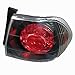 AKKON - For Honda Accord 4 Door Sedan Black Bezel Rear Tail Lights Brake Driver/Passenger Lamps