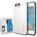 Spigen Slim Armor CS iPhone 6 Case with Slim Dual Layer Wallet Design and Card Slot Holder for iPhone 6S / iPhone 6 - CS Shimmery White
