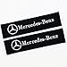 QZS Seat Belt Shoulder Pads Strap Covers Cushion 1 Pair for Mercedes Benz Cars