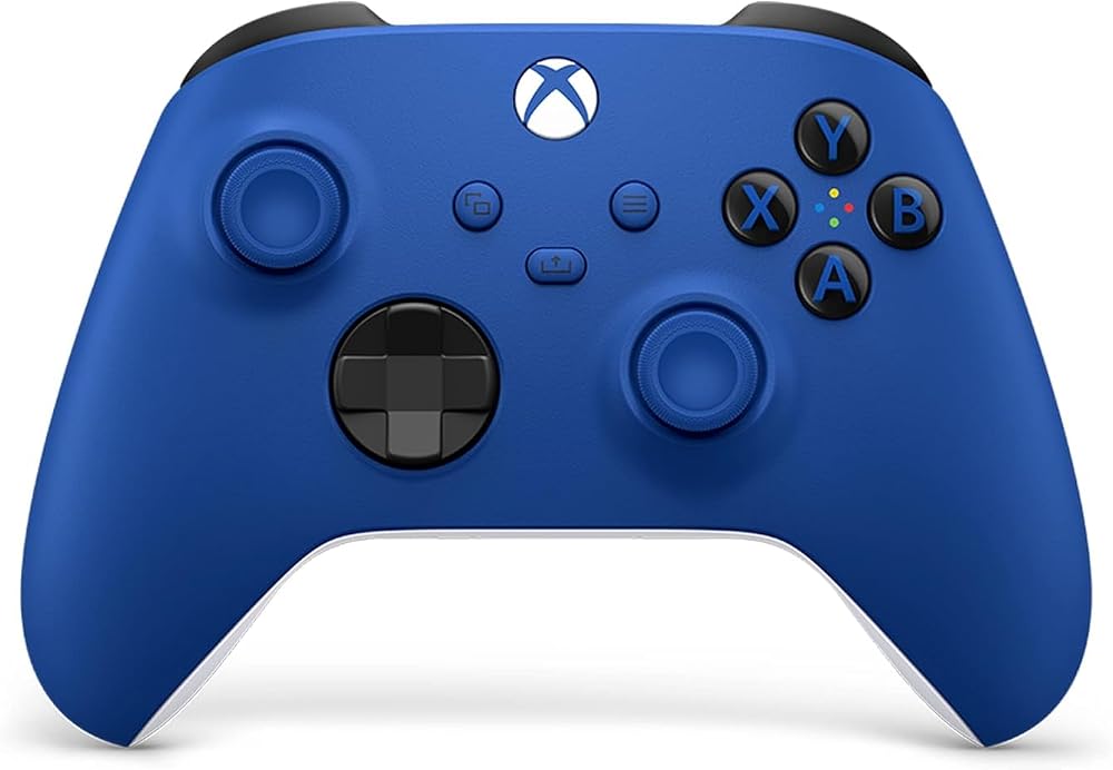 Xbox Wireless Controller Shock Blue - Modernised Design with Share Button