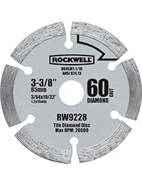 Rockwell rw9228 versacut 3 3 8-Inch Diamond Grit Hoja de sierra circular