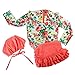Baby Girls Toddler Kids 3 Pcs Long Sleeve Floral Swimwear Sun Protection Swimsuit Bathing Suits