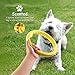 Fluffy Paws Dog Chewing Ring - Soft Rubber Ring Dental Chewing Teething Biting Chasing Training Toy for Small and Medium Dog Puppy - 10